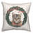 Kitten Wreath Throw Pillow-24820185