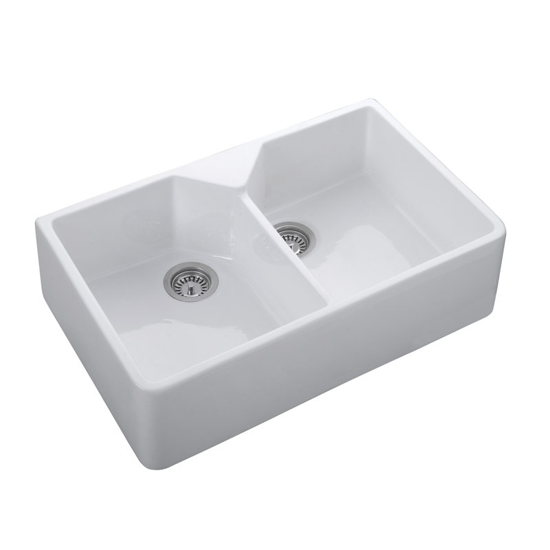 Belfast Double Bowl Undermount Kitchen Sink