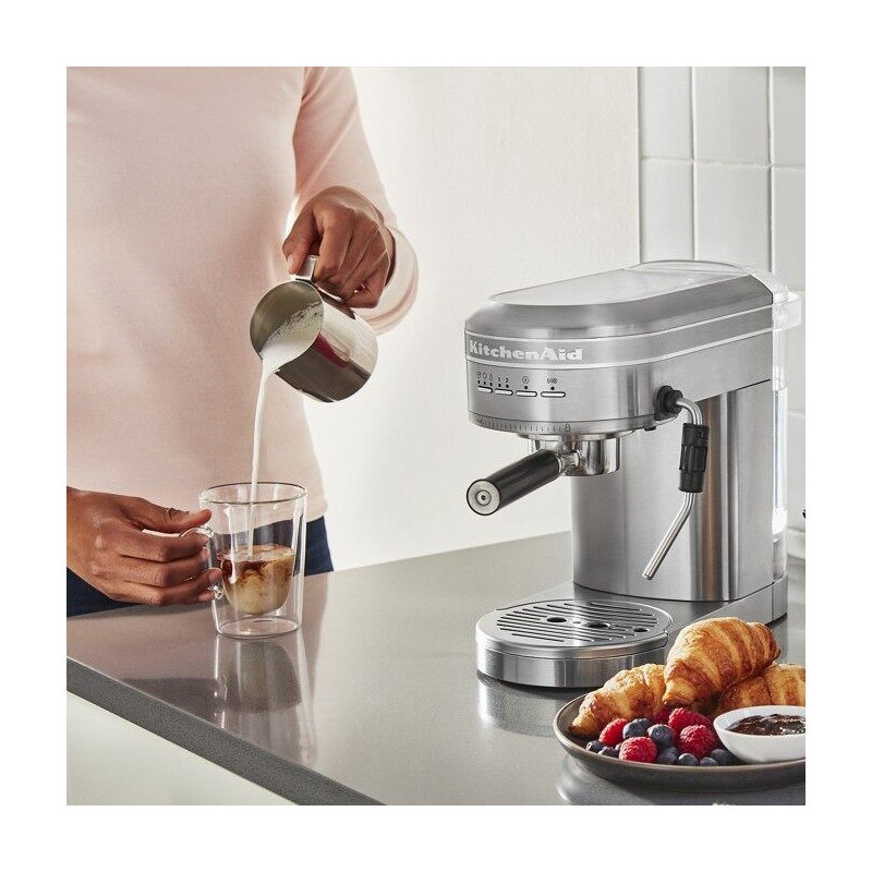 KitchenAid® Metal Semi-Automatic Espresso Machine, Brushed Stainless Steel