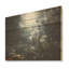 Underwater Paradise - Coastal Coral Under Water Wood, art mural sur bois de pin naturel-101401778