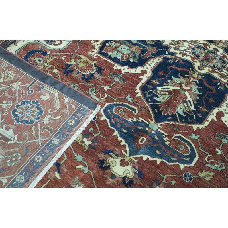 Tapis rouille de haute qualité noué à la main