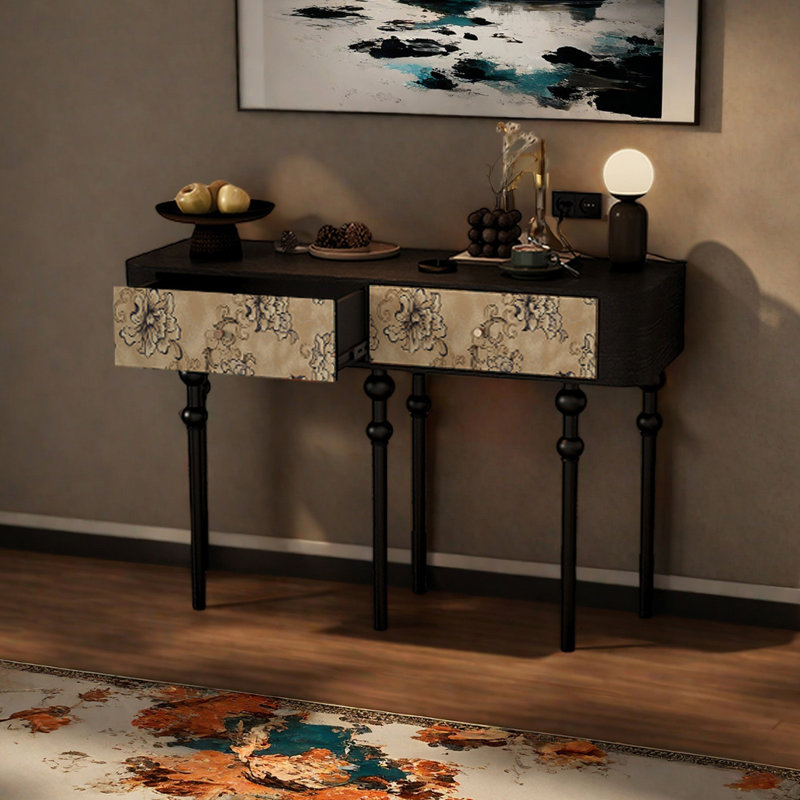 Console à tiroir de style français