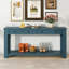Console / canapé avec tiroirs de rangement et tablette inférieure pour le vestibule-1722145985