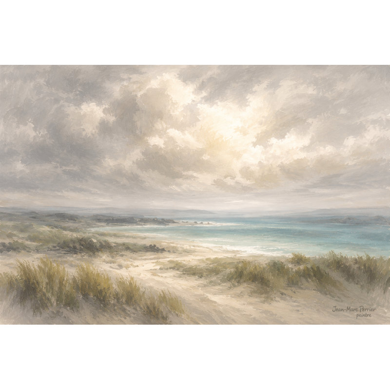 Quiet Coast Wrapped Canvas Wall Art, 36"W x 24"H x 1.5"D