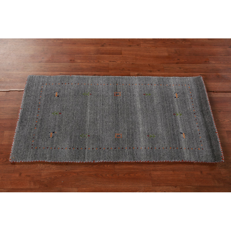 Handmade Gabbeh Indian Rug 2x4