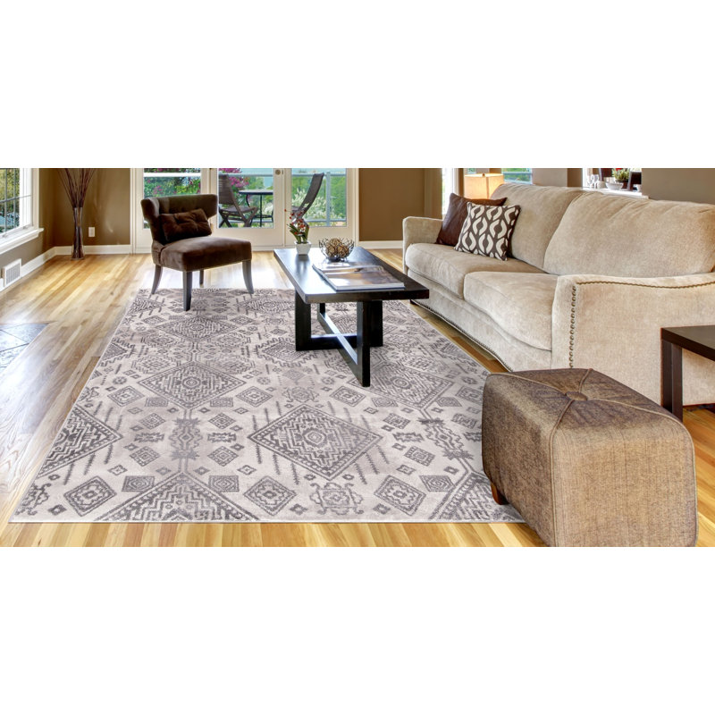 Oriental Indoor Rug, Rectangle 7' x 9'