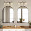 Lilaram Arched Metal Framed Wall Mirror Bathroom Mirror-115078600-115078603