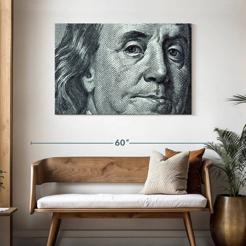 Leisha Benjamin Franklin, 30" H x 45" W