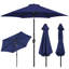Parasol de marché de 9 pi avec bouton poussoir et manivelle Spirica-1249744539