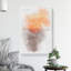Orange Sunset Abstract - Wrapped Canvas Drawing - Wrapped Canvas-56666122