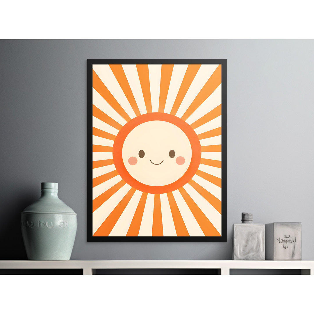 Nursery Wall Art Black Framed Poster