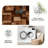 1PC distressed vintage geometric patchwork brown wood texture area rugs for Living Room, Soft and Comfortable, Suitable for all seasons, easy-to-maintain, machine washable Indoor floor mat, Under Table Farmhouse suitable for dining room, bedroom,-367822218