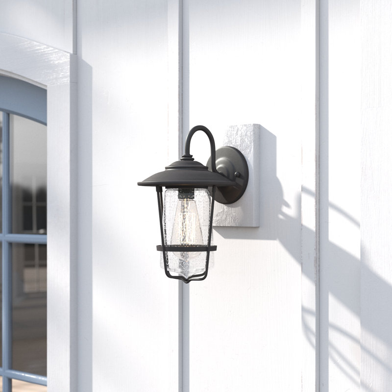 Wall Light, 8.25"W X 13.25"H X 9"D, Black