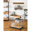 Chariot-bar pliant en bois Dovenby
