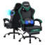 Fauteuil inclinable et ergonomique en similicuir avec haut-parleurs Bluetooth-2073536240