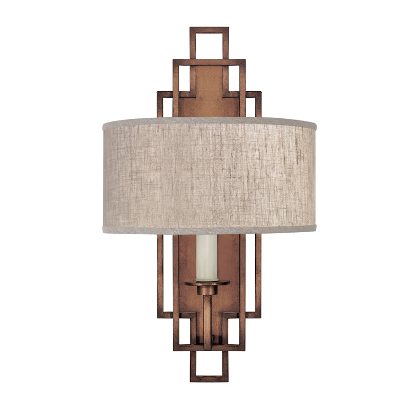 Cienfuegos 1 - Light Candle Wall Light, Antique Bronze