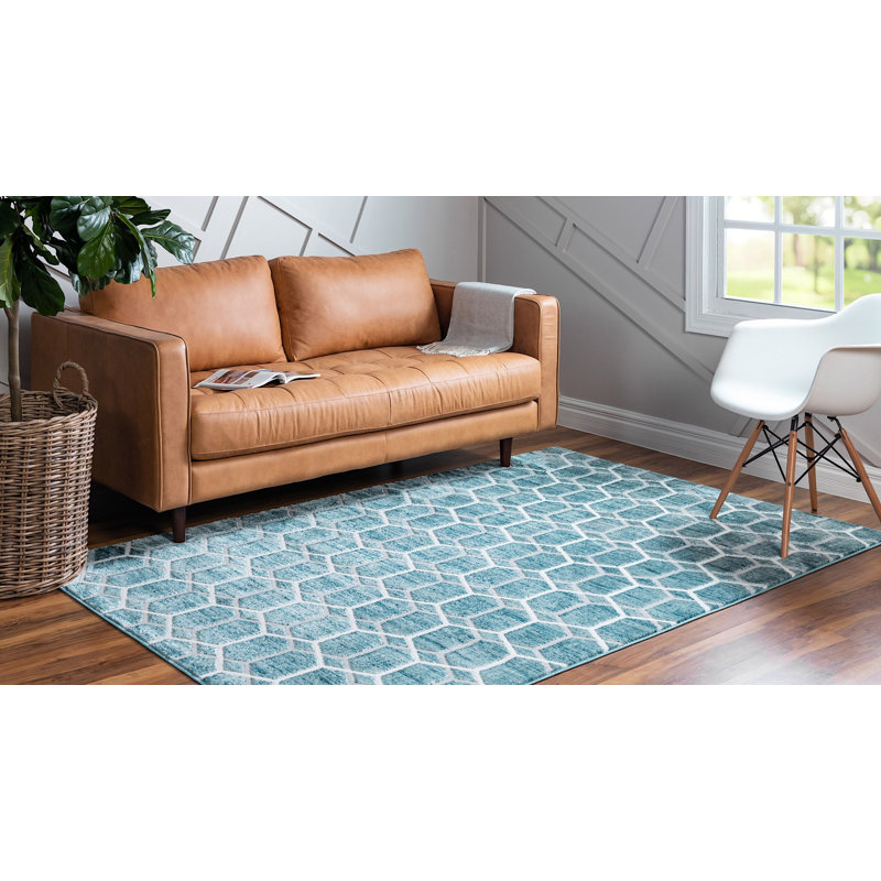 Clidy Abstract Indoor Rug, Rectangle 9' x 12'