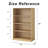 Adam Woodgrain Bookcase Doorless Storage Cabinet-849506010-872032850