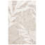 Tapis floral ivoire / beige en laine / coton touffeté à la main Braddy 741-46358375