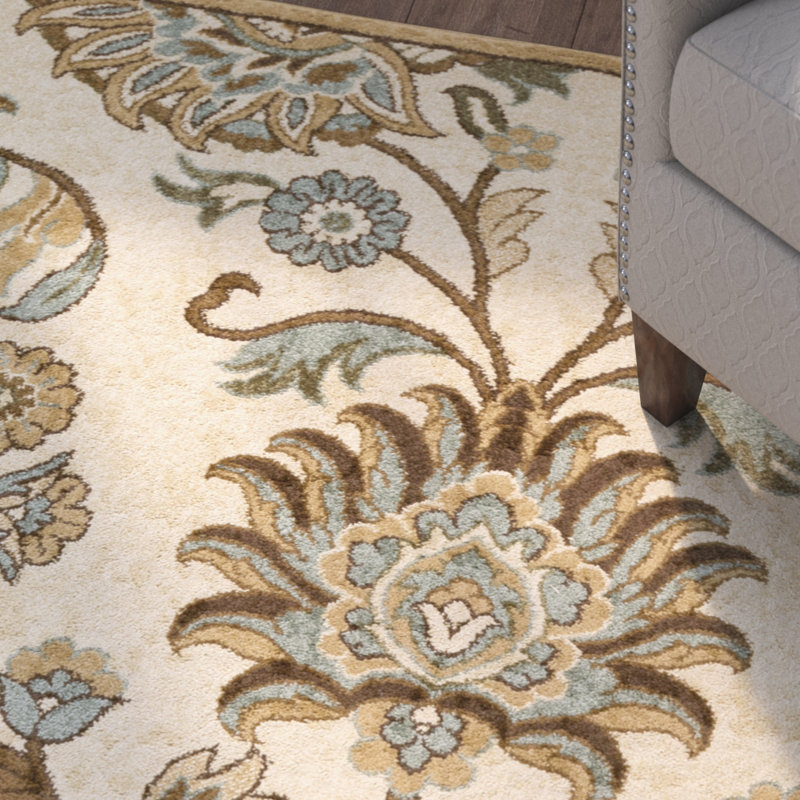 Putterham Floral Indoor Rug, Rectangle 2' x 2'3"