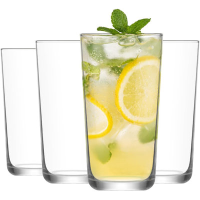 LAV Premium Long Drink Glasses Set Pack of 4