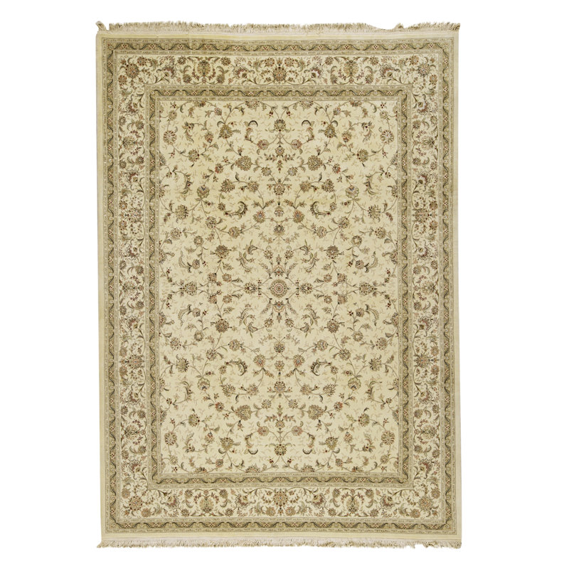 Tapis rectangulaire noué à la main
