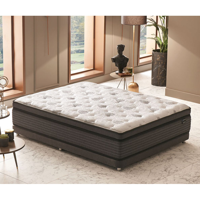Sommier en métal Hicksville, Grand, Profil bas (3,5 po)