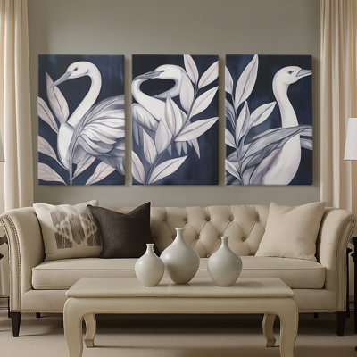 ANIMALS Series IV  -Custom Wrapped Gallery Canvas - 3 Pieces