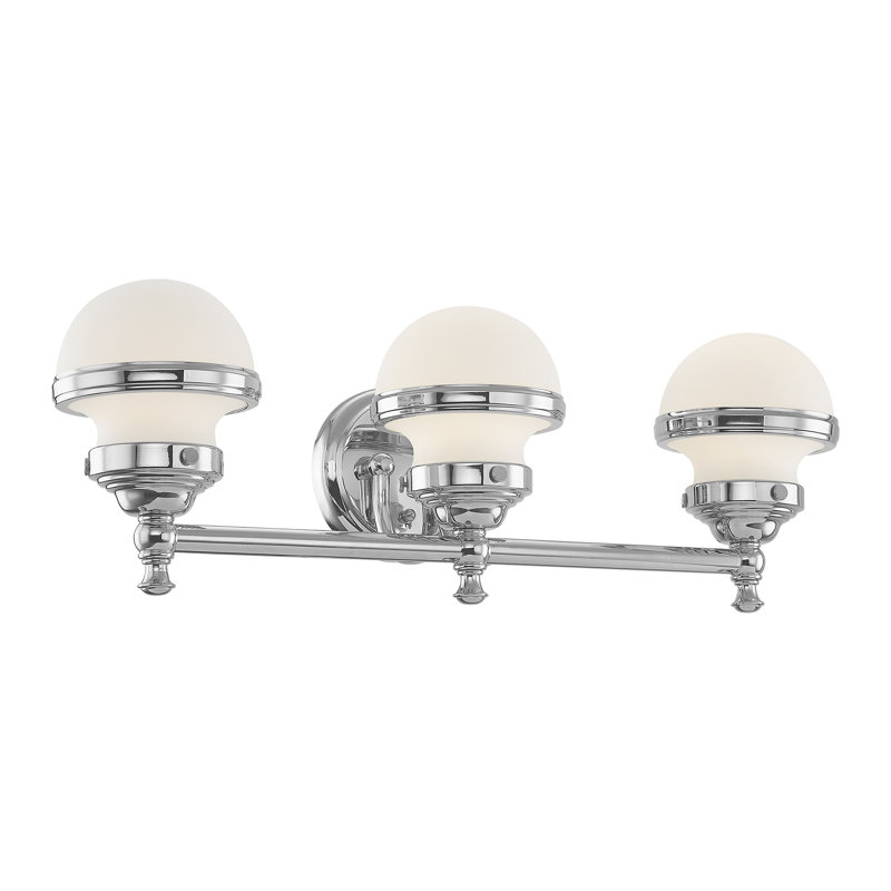 Aseret 3 - Light Dimmable Vanity Light, Polished Chrome