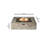 12" Compact Concrete Outdoor Fire Pit Table