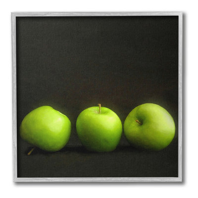 Pomme trio nature morte, estampe numérique par GraffiTee Studios