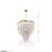 Lafayette 13-Light Dimmable Crystal Chandelier