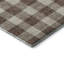 Tapis brun Prisco lavable à la machine de qualité supérieure-823149367