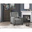 Fauteuil inclinable à pression, gris-1387841769