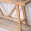 Console en bois à structure en A Farmhouse, 58,5 po