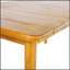 Table de salle à manger extérieure en bois d'acacia durable Visola, parfaite pour les rassemblements de patio et de jardin, résistante aux intempéries et élégante.