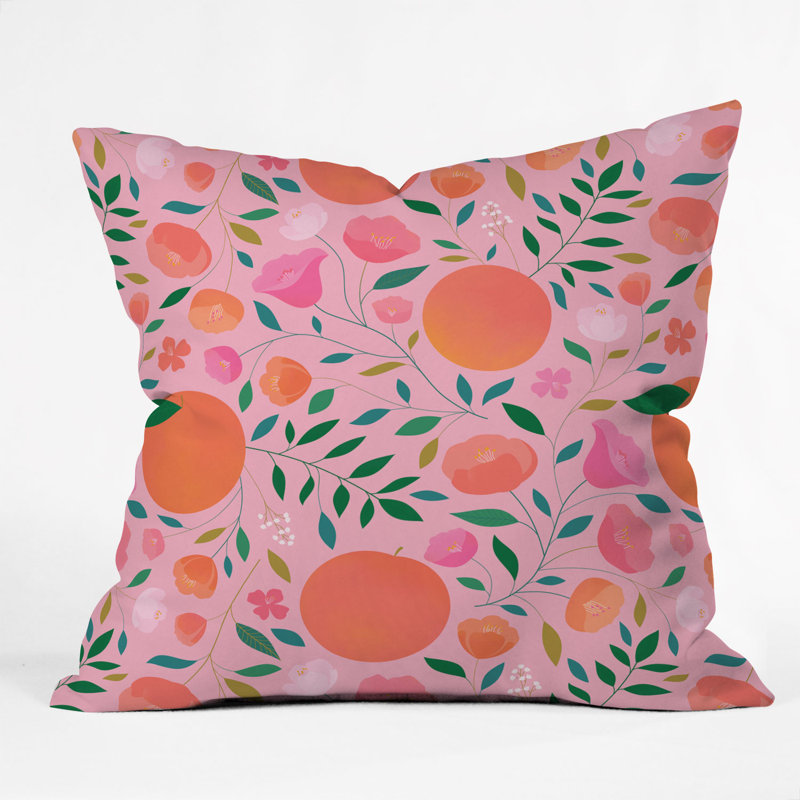 Apricots Indoor/Outdoor Throw Pillow