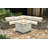 Lsi Fully Assembled 8 Pieces Sectional Seating Group With Sunbrella Cushions And Concrete Firepit-555228298