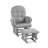 Cleo Wooden Glider and Ottoman-98415159-98415158