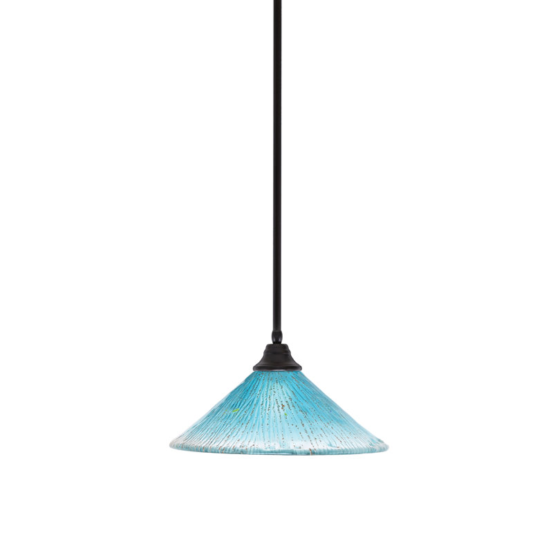 Luminaire suspendu simple à 1 lumière Edge, Espresso