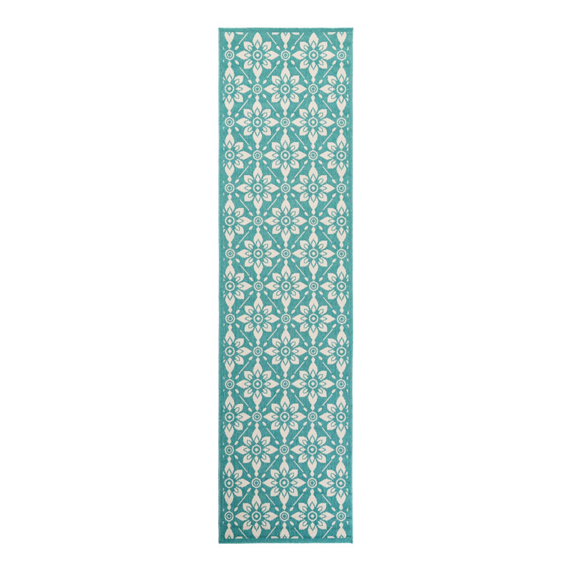 Indoor/Outdoor Trellis Area Rug, Runner 2'7" x 10'