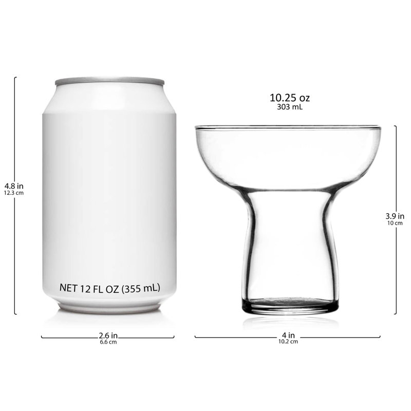Libbey Stemless Margarita Glasses, 10 oz.