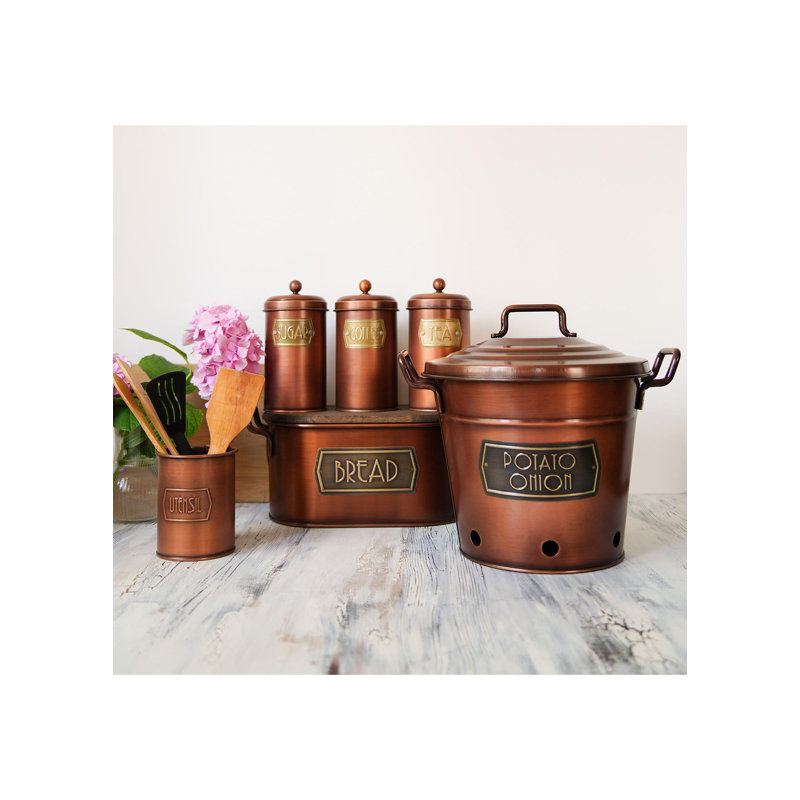 Amritpal Food Storage Container, Copper