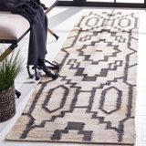Atas Natural Fiber Flat Weave Jute Southwestern Rug