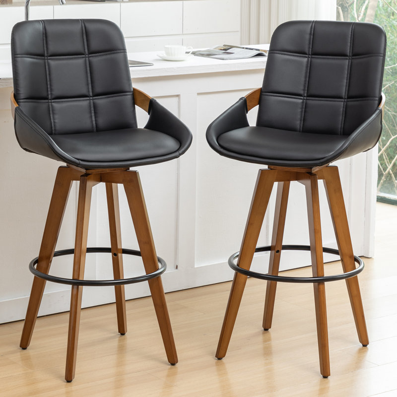 Tabourets de bar, Tabouret de bar (siège d'une hauteur de 29,52 po), Noir