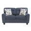 Mobilier de salon contemporain contemporain en tissu de chenille 2 pièces