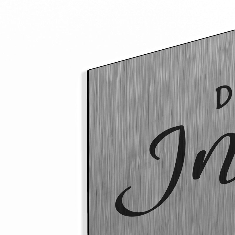 «Do What Inspires You» par Lori Deiter, art mural en métal, 36 po x 12 po