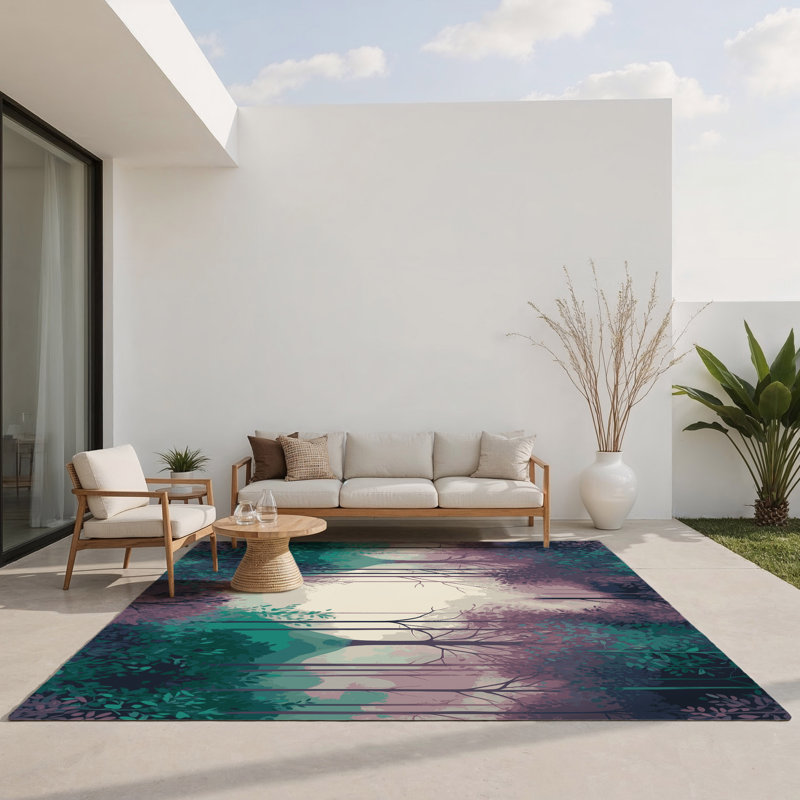 Tapis intérieur et extérieur Spirit Grove, Rectangle 1 pi 6 po x 2 pi 6 po