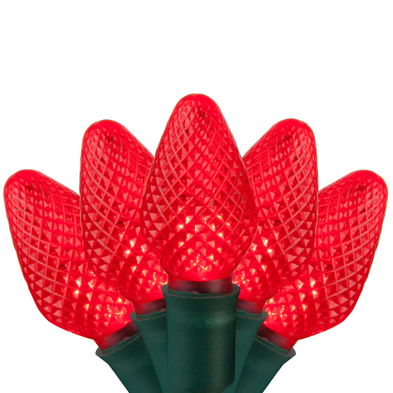 C7 Christmas 25-Light LED String Light, Red