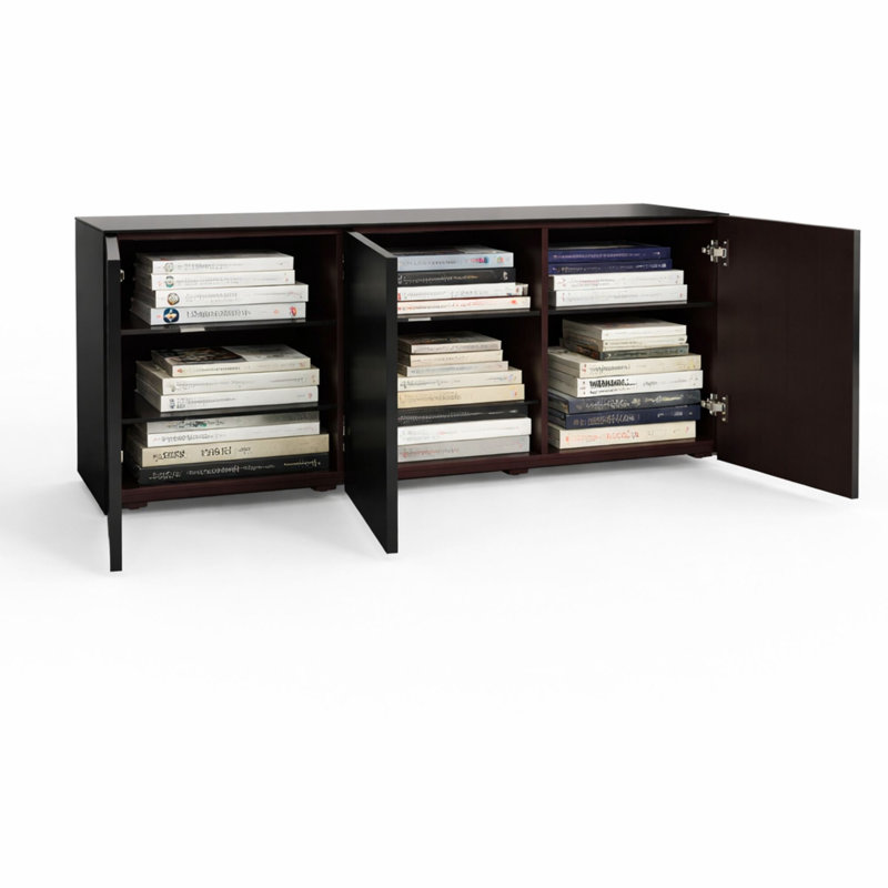 INTEL 1500 TV Cabinet, Black